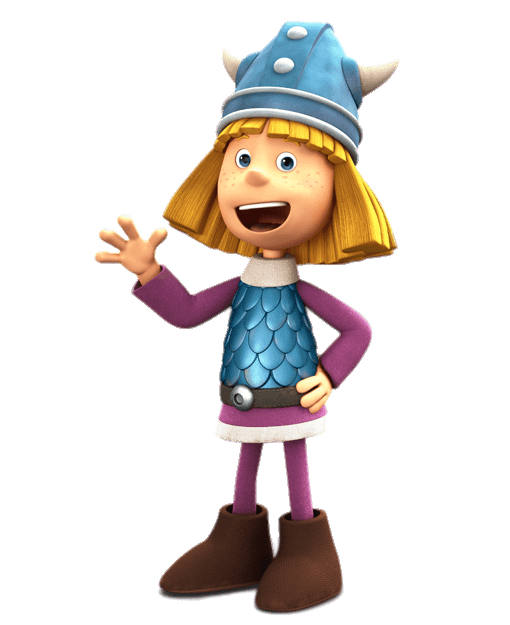 Vicky the Viking Waving