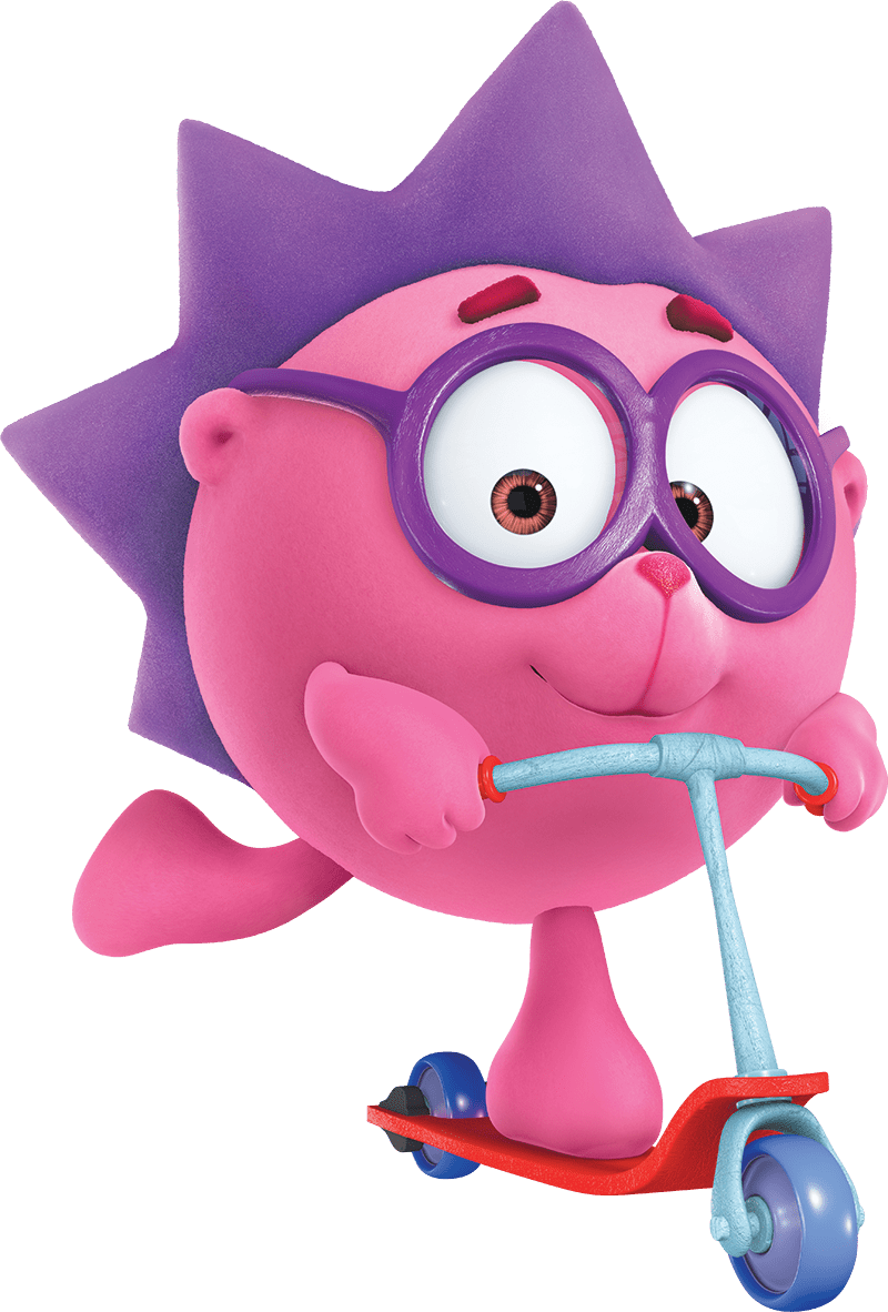 Kikoriki Chiko on Scooter