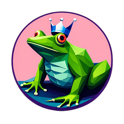 Frog Prince, Fairytale Character - Circle App Icon | Fan Art