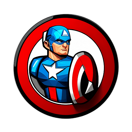 Captain America Character - App Icon - Fan Art