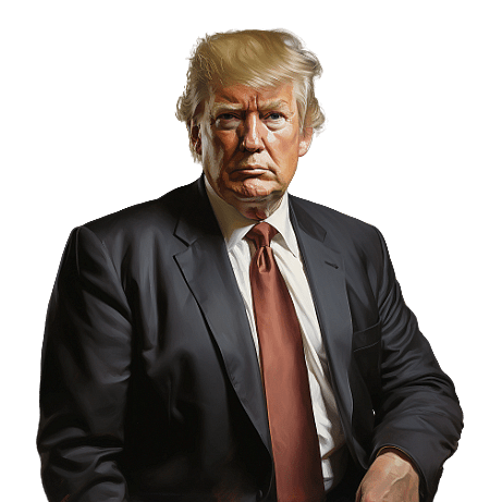 Donald Trump Sitting Portrait