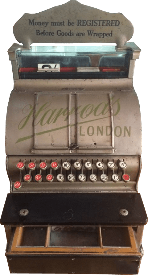 Vintage Harrods Cash Register