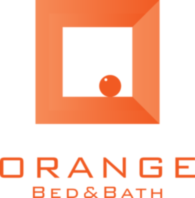 Orange Bed & Bath