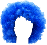 Wig Blue Curly