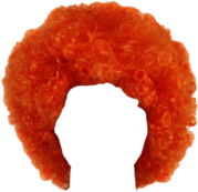 Wig Orange Curly