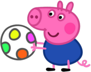 George Playing With Ball