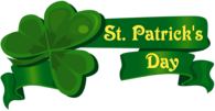 St Patrick's Day Ribbon Banner