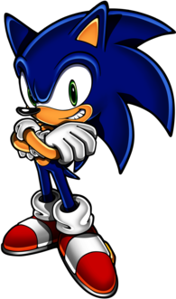 Sonic Hedgehog Standing Blue