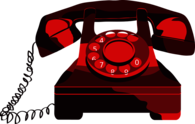Red Telephone Clipart
