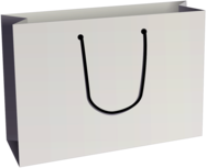 Plain White Shopping Bag