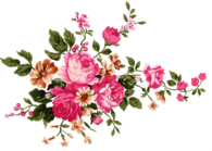 Vintage Bouquet Of Flowers