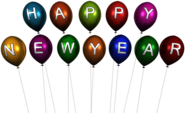 Happy New Year Balloons