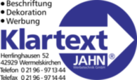 Klartext Jahn Werbetechnik