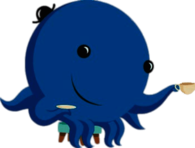 Oswald Having A Cup Of Tea