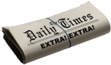 The Daily Times Folded Newspaper