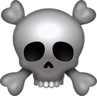 Pirate Skull Emoji