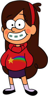 Mabel Pines Smiling