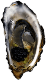 Oyster With Caviar