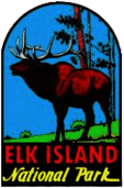 Elk Island National Park Sticker