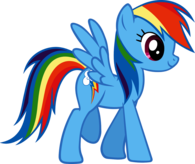 Rainbow Dash Side View