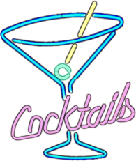 Neon Cocktails Sign