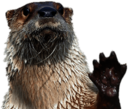 Waving Otter