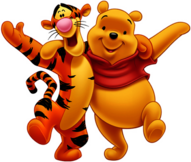 Winnie the Pooh and Tigger