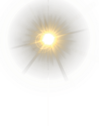 Lens Flare Yellow