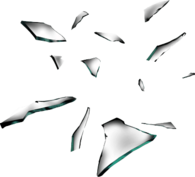 Broken Glass Chunks