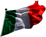 Italian Flag Waving