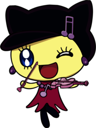 Melodytchi Playing the Violin