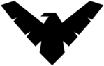 Nightwing Logo Black