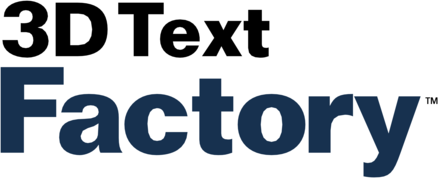 3D Text Factory