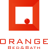 Orange Bed & Bath