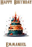 Happy Birthday Emmanuel, Personal Custom Message
