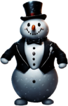 Elegant Party Snowman