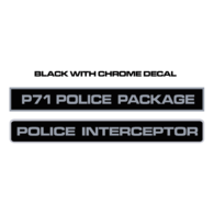 Police Interceptor Decals