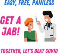 Easy Free Painless Vaccine Jab