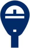 Blue Parking Meter Illustration