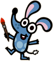 Boj Holding A Paint Brush