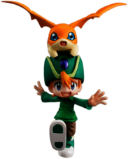 Digimon TK Takaishi and Patamon Figurine