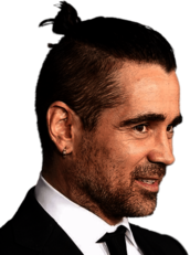 Colin Farrell Wearing Top Knot