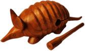Wooden Armadillo Instrument