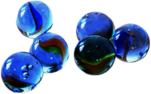 Small Blue Marbles