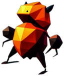 Weevil, Children'S Cartoon Animation Style -  Full Body, Single View, No Shadow