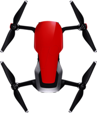 Dji Mavic Air Red Top View