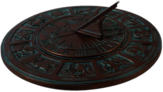 Sun Dial With Horoscope