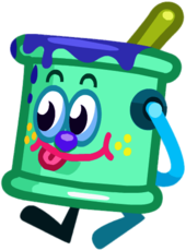 Bodge the Artful Splodger Walking To the Left