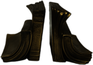 Brass Books Bookends