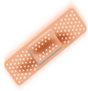 Beige Adhesive Plaster Clipart